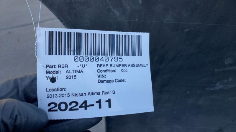 ⭕ 2013 2014 2015 Nissan Altima S SL SV Rear Bumper Cover Panel Assembly OEM Used