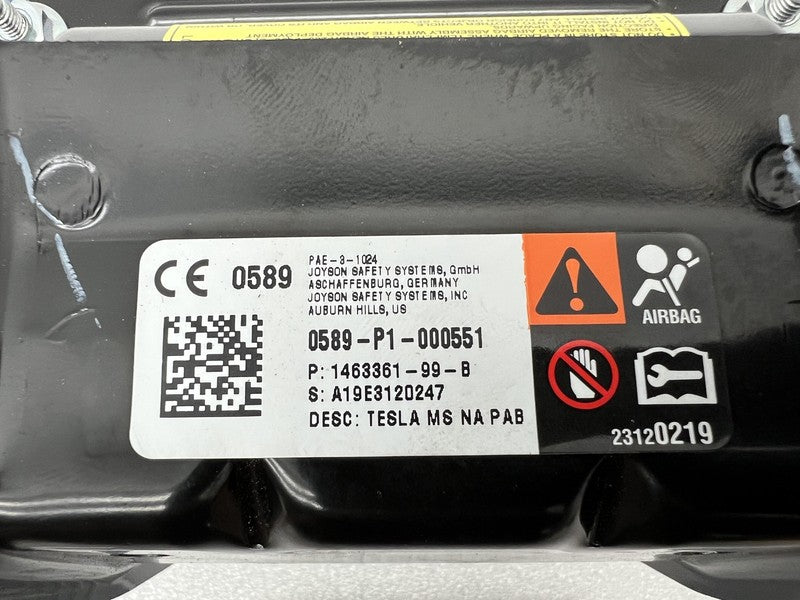 ⭕ 2012-2020 Tesla Model S  Dashboard Instrument Panel Airbag Right 146