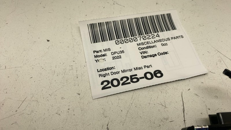 ⭕ 2022 Ram 3500 Right Mirror Trailer Spotter Lamp Turn Signal Light Te