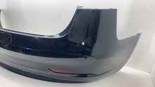 ⭕ 2017-2022 Tesla Model 3 Rear Bumper Cover w/ Park Sensor & Harness Black PBSB
