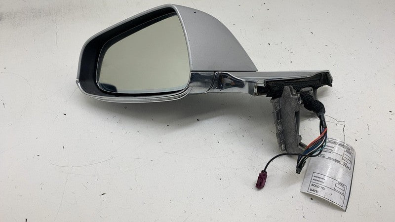 ⭕ 12-15 Model S Exterior Rear View Door Mirror Left Silver - PMSS 6005
