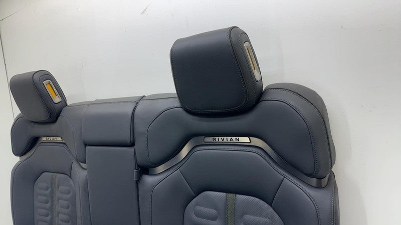 ⭕ 2022-2024 Rivian R1T Rear Left & Right 2nd Row Seat Leather Black Assembly OEM