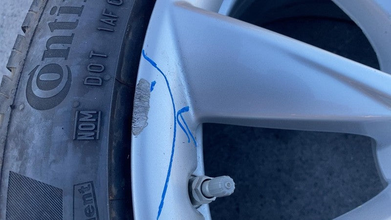 2017-2020 Tesla Model 3 M3 Wheel Rim 19x8.5J+40MM w/ Continental Tire 