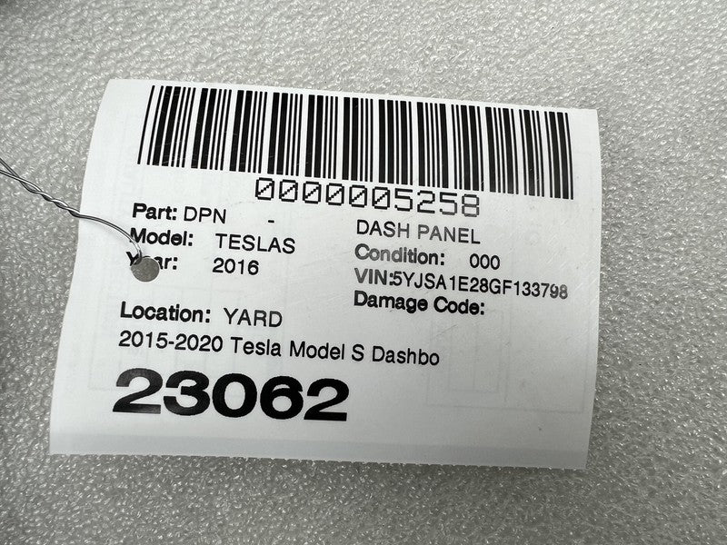 ⭕ 16-20 Tesla Model S Dashboard Instrument Panel Dash Top Pad Cover 10