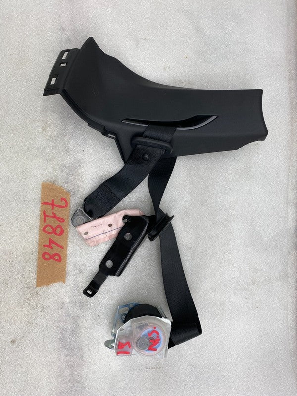 102313605D ⭕ 12-15 Model S Rear Right Seat Belt Retractor w/ Mid C-Pillar Trim 1023136-05-D