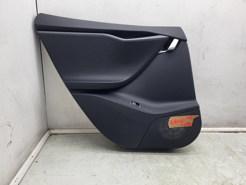 600613371L ⭕ 12-20 Tesla Model S Rear Left Interior Door Panel Trim Card Cover 6006133-71-L