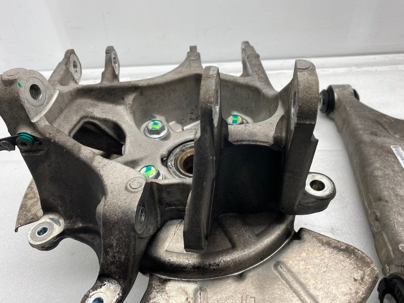 ⭕ 12-15 Tesla Model S Rear Left Spindle Knuckle Wheel Hub + Control Ar