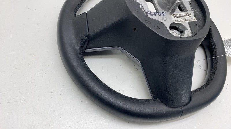 110532400E ⭕ 2017-2020 Tesla Model 3 M3 Steering Wheel Leather Black Assembly 1105324-00-E