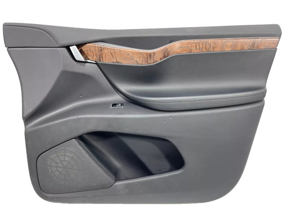 ⭕ 16-20 Model X Front Right Door Panel Trim Card Cover w/ Molding 1055483-21-M