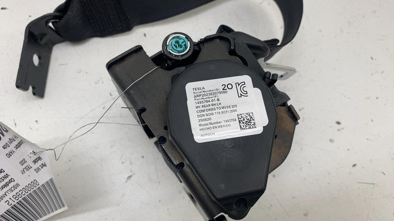 149378401B ⭕ 2020-2023 Model Y Rear 2nd Row Side Seat Belt & Retractor Right 1493784-01-B