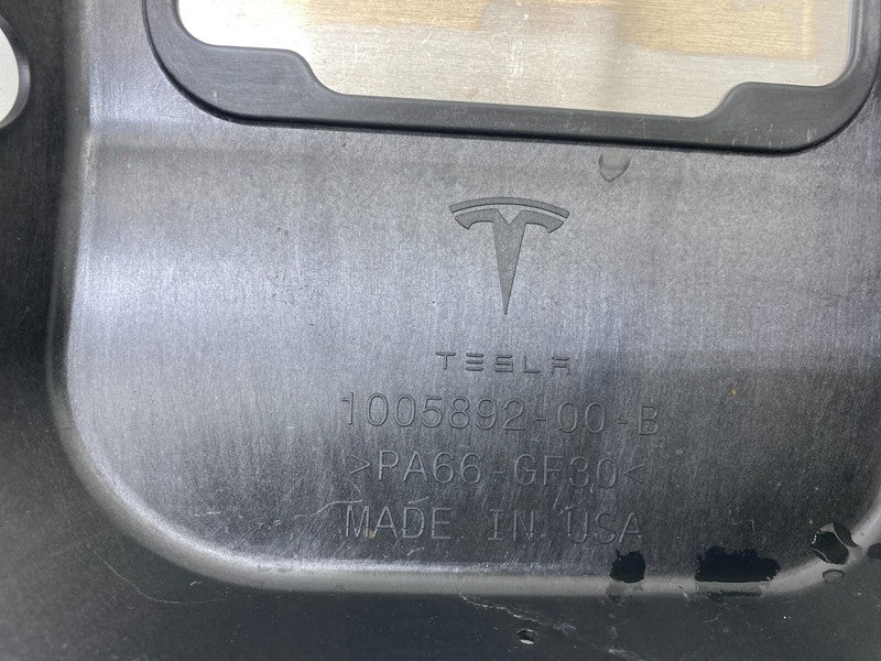 ⭕ 12-15 Model S Front Hood Lock Latch Surround Trim Cover Bracket 1005