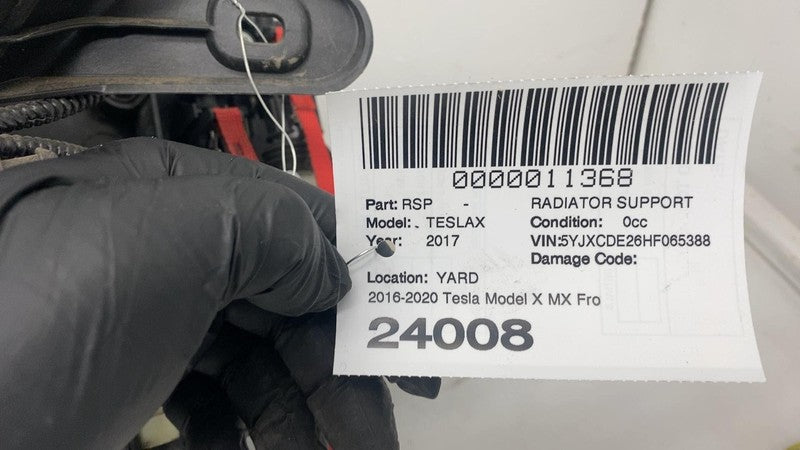 1043816-00-C ⭕16-20 Tesla Model X Front Bumper End Carrier Radiator Core Support 1043816-00-C