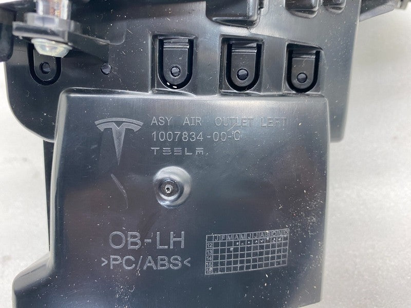 100783400C ⭕2012-2015 Tesla Model S MS SET of Dash A/C Air Vent Outlet Dashboard Trim Panel