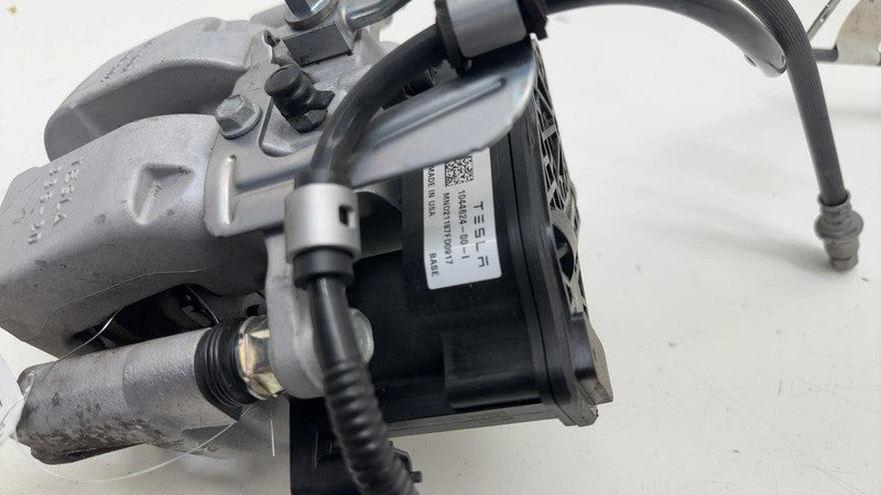 ⭕ 17-23 Tesla Model 3 Y Rear Right Caliper w/ Brake Line Hose BASE 104