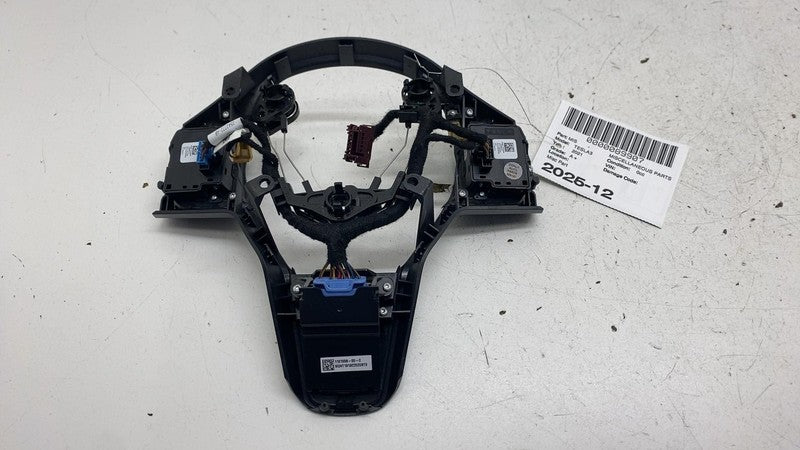 ⭕ 17-23 Model 3 M3 Steering Wheel Gray Bezel Trim W/ Control Switch 11