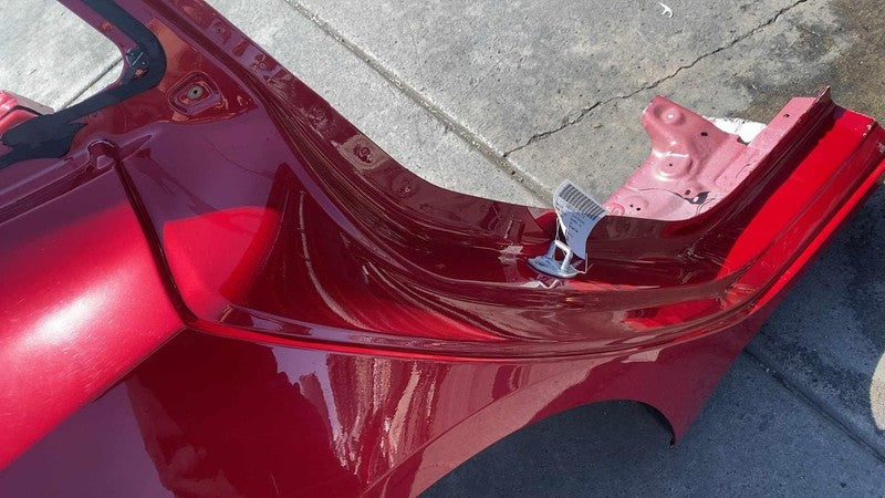 ⭕ 17-20 Tesla Model 3 M3 Rear Right Quarter Panel Structural Frame Cut Red PPMR
