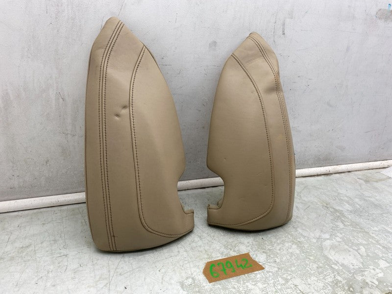722319723069 ⭕ 12-20 Tesla Model S Rear Left & Right 2nd Row Seat Bolster Cushion Cover Tan