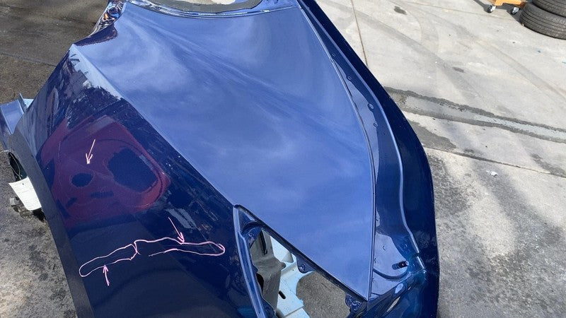 ⭕ 2020-2024 Tesla Model Y Rear Left Quarter Panel Structural Cutout LH Blue PPSB