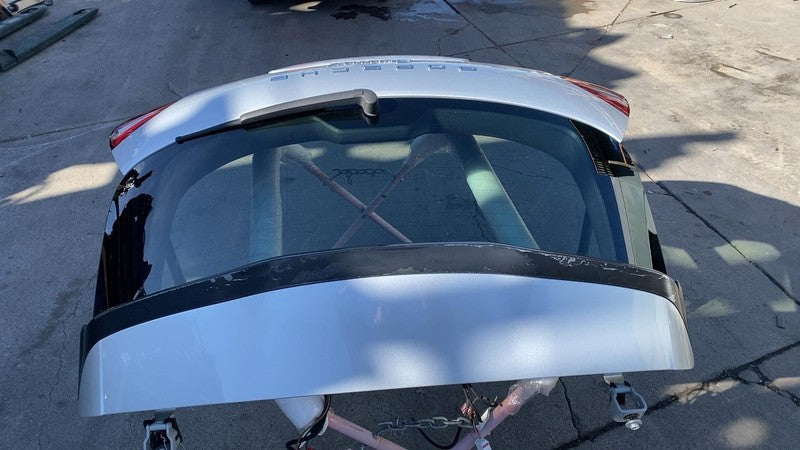 2011-2014 Porsche Cayenne S Rear Trunk Hatch Tailgate Liftgate Shell Silver LX7W