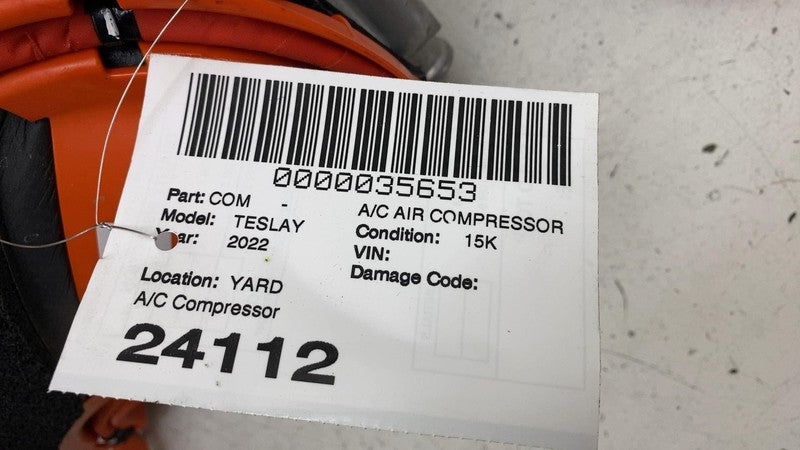 ⭕20-23 Model Y HVAC Air Conditioning A/C Compressor Pump w/ Harness 15