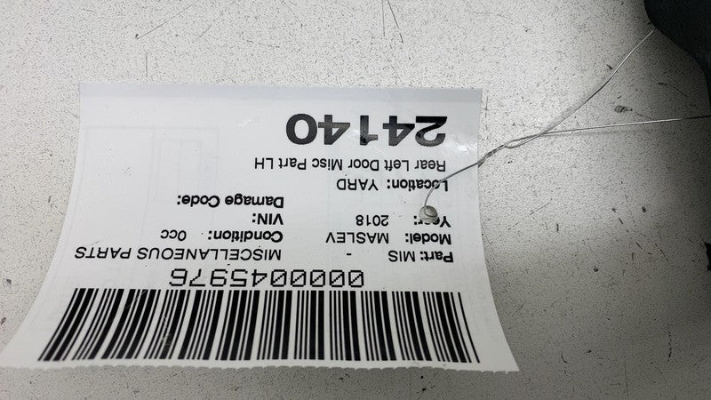 ⭕2017-2020 Levante Rear Driver Side Door Lower Molding Trim Black Left