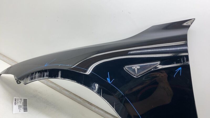 ⭕2012-2020 Tesla Model S Front Driver Side Fender Shell Panel Left LH Black PBSB