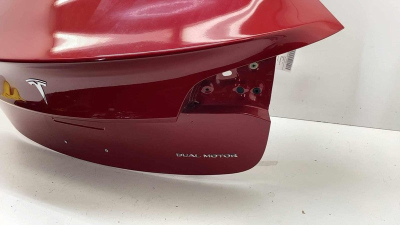 ⭕ 2017-2020 Tesla Model 3 M3 Rear Trunk Decklid Shell Panel Assembly Red PPMR