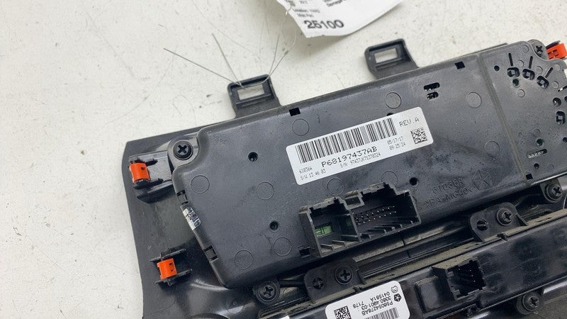 68197437AB ⭕ 14-17 Jeep Wrangler Dash Dashboard Heat A/C Climate Control Panel 68197437AB