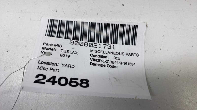 106001200D ⭕16-20 Tesla Model X Driver Trunk Liftgate Floor Tie Down Hook Left 1060012-00-D
