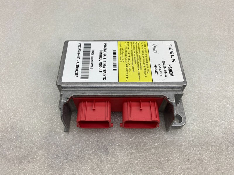 1032224 00 A ⭕12-15 Model S Passive Safety Restraint Computer  Module Crash Data 1032224-00-A