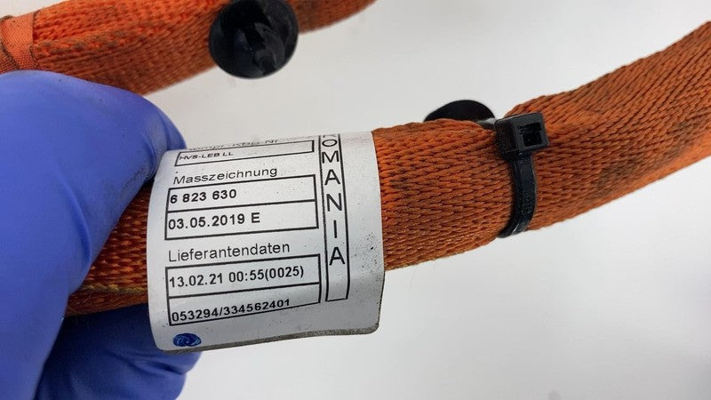 2021 BMW 530e G30 High Voltage HV Orange Battery Wire Wiring Cable 682