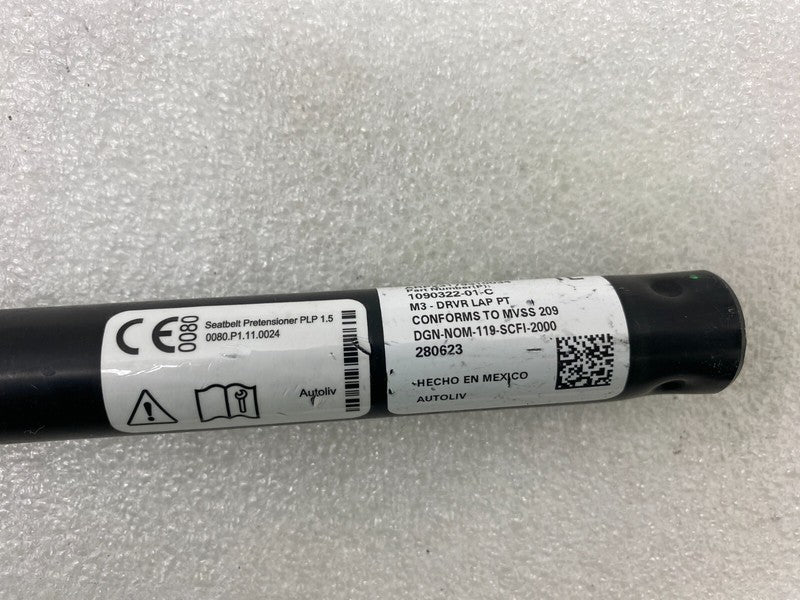 1090322 01 C ⭕ 17-23 Tesla Model 3 Y Driver Side Seat Belt Lap Pretensioner Left 1090322-01-C