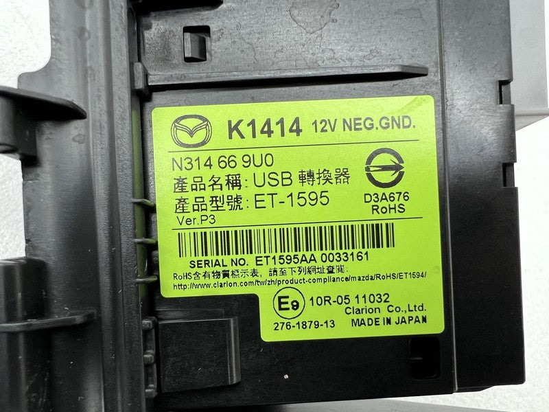 NF7W-55260 2020-2023 Mazda MX-5 Miata Dash Display w/ USB Aux & Defroster Heat Seat Switch