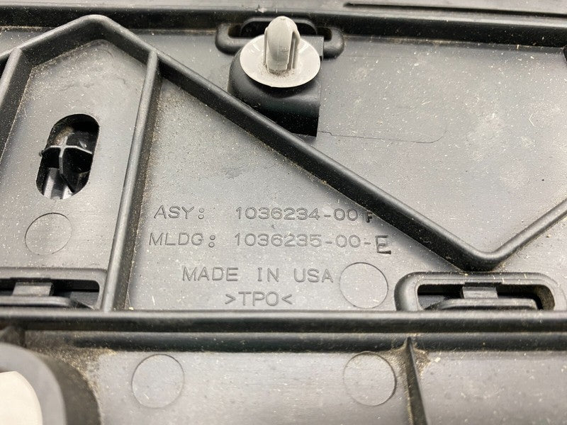 1036234 00 F ⭕ 2016-2022 Tesla Model X Center Front Under Hood Apron Trim Cover 1036234-00-F