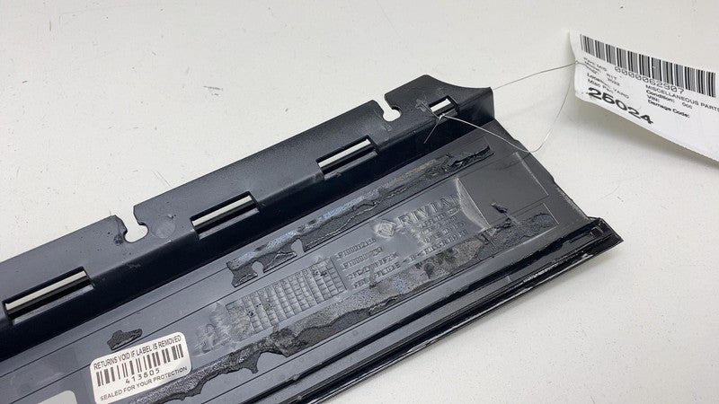 ⭕ 22-24 Rivian R1T Rear Passenger Door Applique B-Pillar Trim Right PT