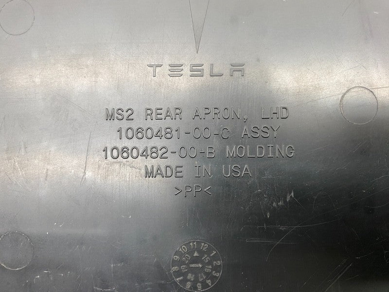 1060481 00 C ⭕ 2016-2020 Tesla Model S Rear Apron Underhood Trim Cover Panel OEM 1060481-00-C