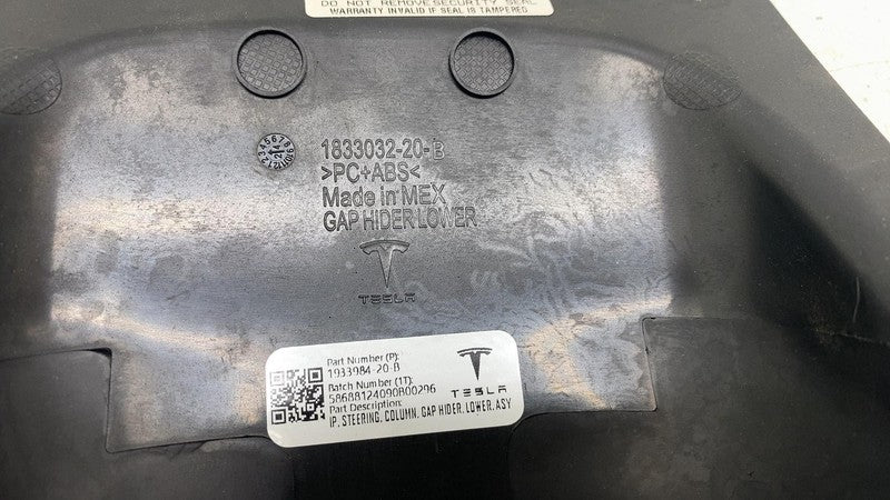 1768093-20-A ⭕ 24-25 Model 3 M3 Instrument Panel Steering Column Upper Gap Hider 1768093-20-A