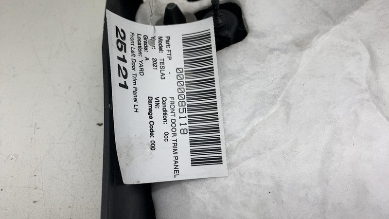 ⭕ 2021-2023 Tesla Model 3 Front Left Interior Door Panel Trim Card 159