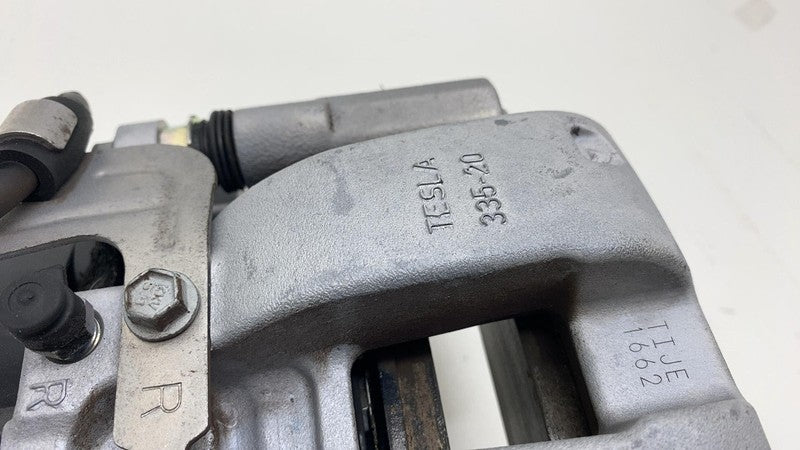 ⭕ 2017-2025 Tesla Model 3 Rear Right Caliper + Brake Hose Line BASE 10