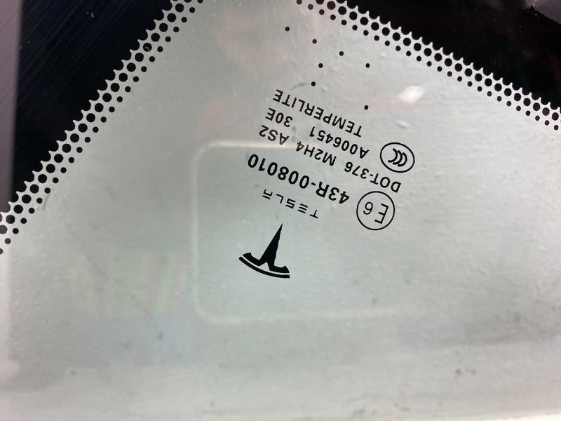 ⭕2016-2020 Tesla Model S Rear Driver Side Quarter Window Glass Left 10