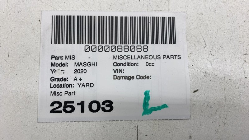 ⭕ 2014-2020 Maserati Ghibli Rear Left Door Quarter Molding Trim Cover 