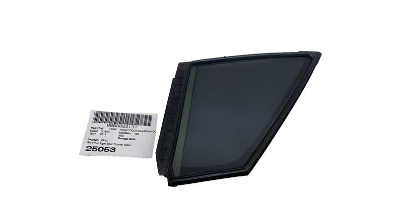 ⭕ 2018-2023 Subaru XV Crosstrek Front Passenger Side Door Quarter Glas
