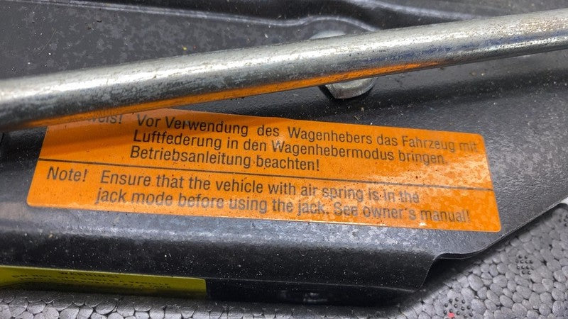 7P0 011 031 2011-2018 Porsche Cayenne Emergency Spare Wheel Lift Jack Wrench w/ Holder OEM