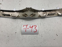 ⭕ 16-20 Tesla Model S Front Upper Bumper Chrome Grille V-Bar Trim 1065233-00-D