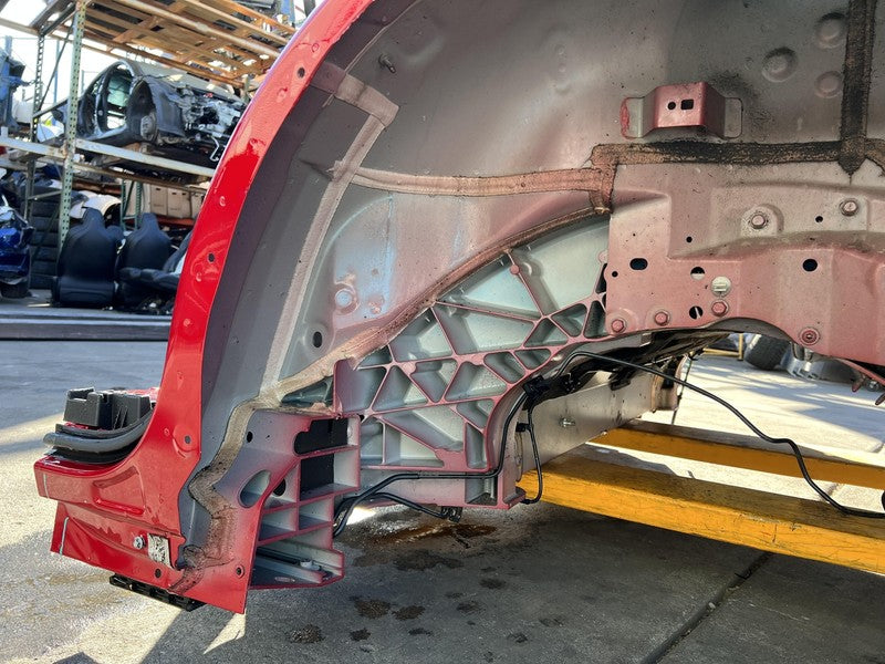 ⭕ 2016-2020 Tesla Model X Rear Quarter Panel Structural Frame Cutout Red - PPMR