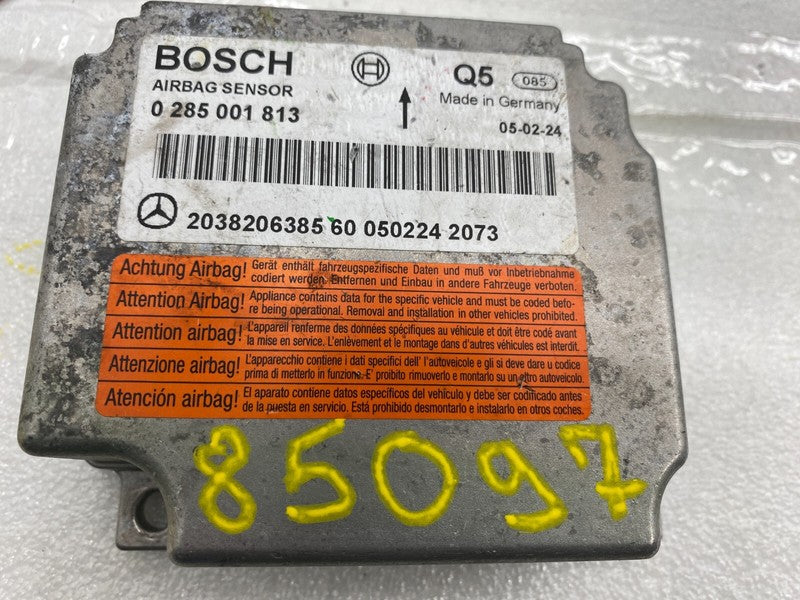 285001813 ⭕ 01-09 Mercedes CLK63 AMG W209 Crash Sensor Computer Control Module 285001813