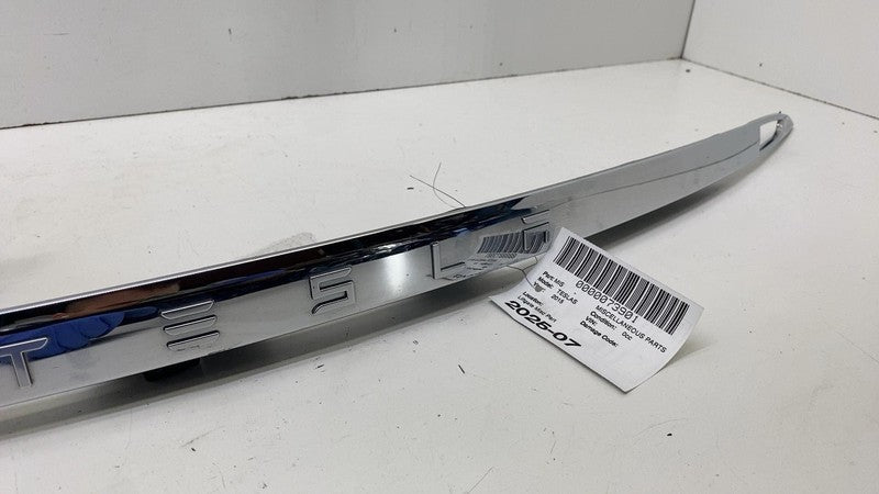 ⭕ 2012-2015 Model S MS Rear Trunk Lid Liftgate Applique Chrome Trim Mo