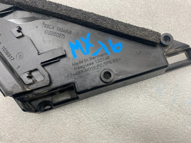 1036917 ⭕ 2015-2021 Tesla Model X MX Front Driver Side Quarter Applique Cover Left LH