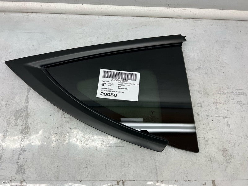 1495745-00 2020-2023 Tesla Model Y MY Rear Passenger Side Quarter QTR Window Glass Right RH