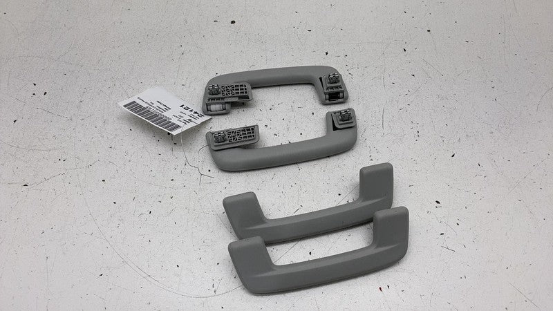 ⭕ 2019-2023 Audi e-Tron SET of Interior Roof Headliner Grab Handle Bar Gray OEM